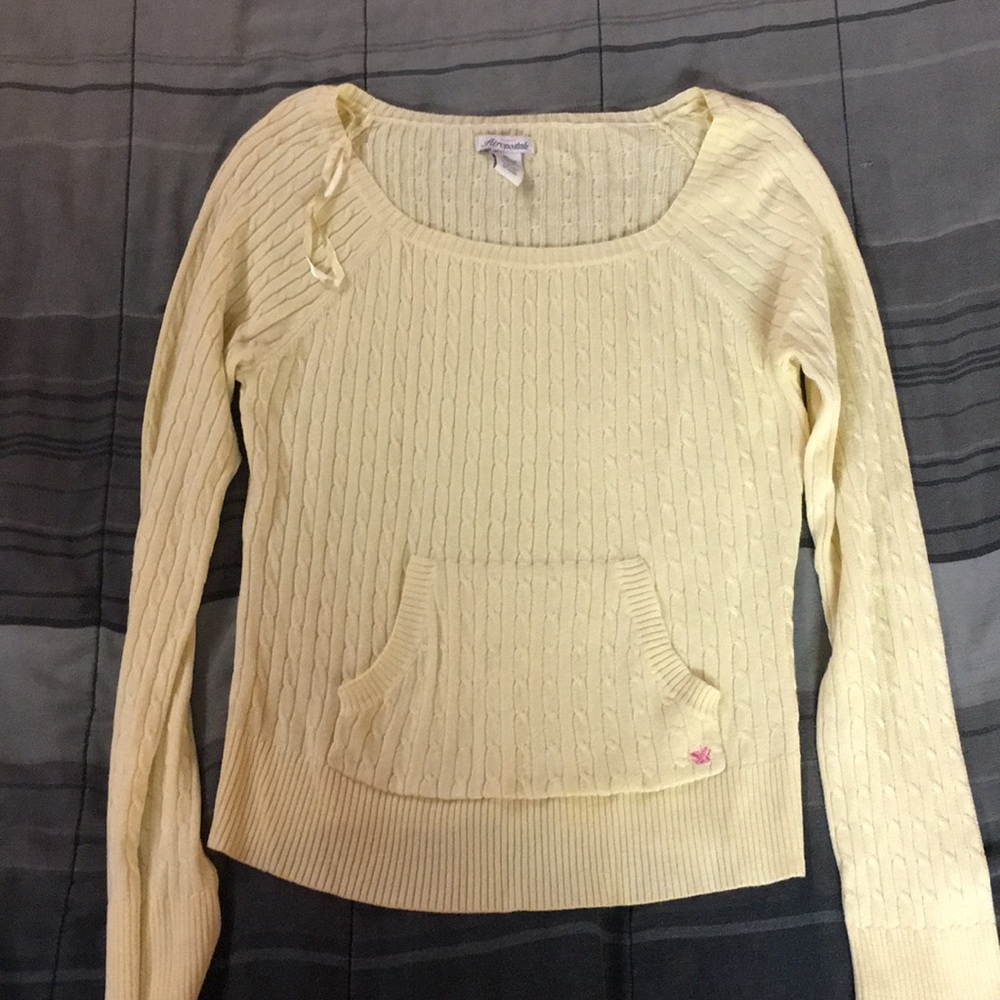Yellow long sleeve sweater
